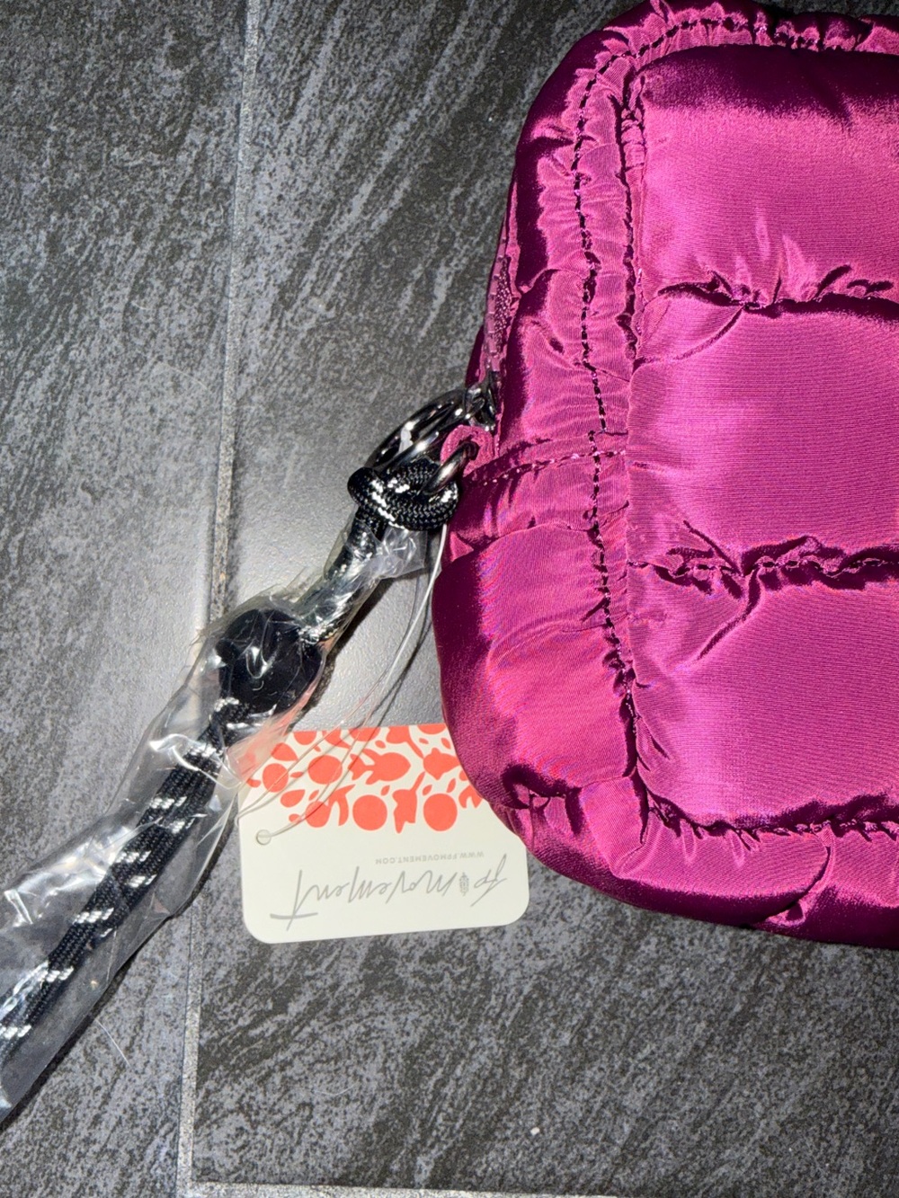 Free People Deep Mulberry Quilted Mini Case - Picture 3 of 11
